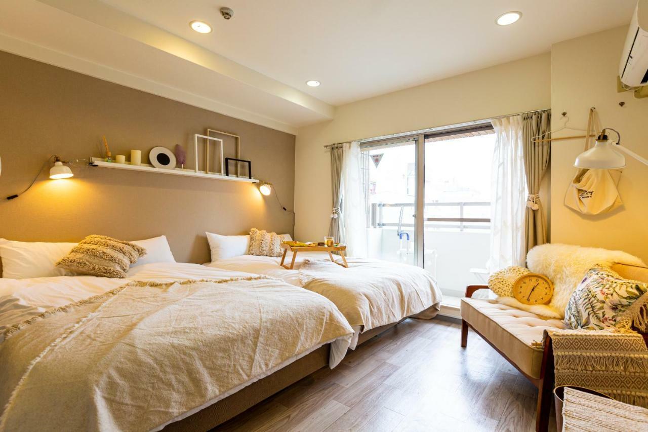 Chuan House - Amemura Aparthotel Oszaka Kültér fotó