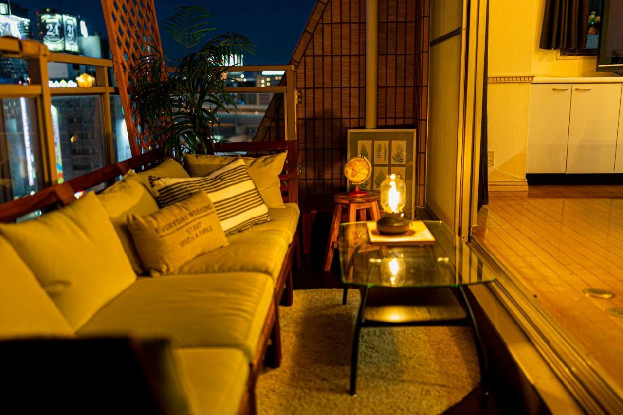 Chuan House - Amemura Aparthotel Oszaka Kültér fotó