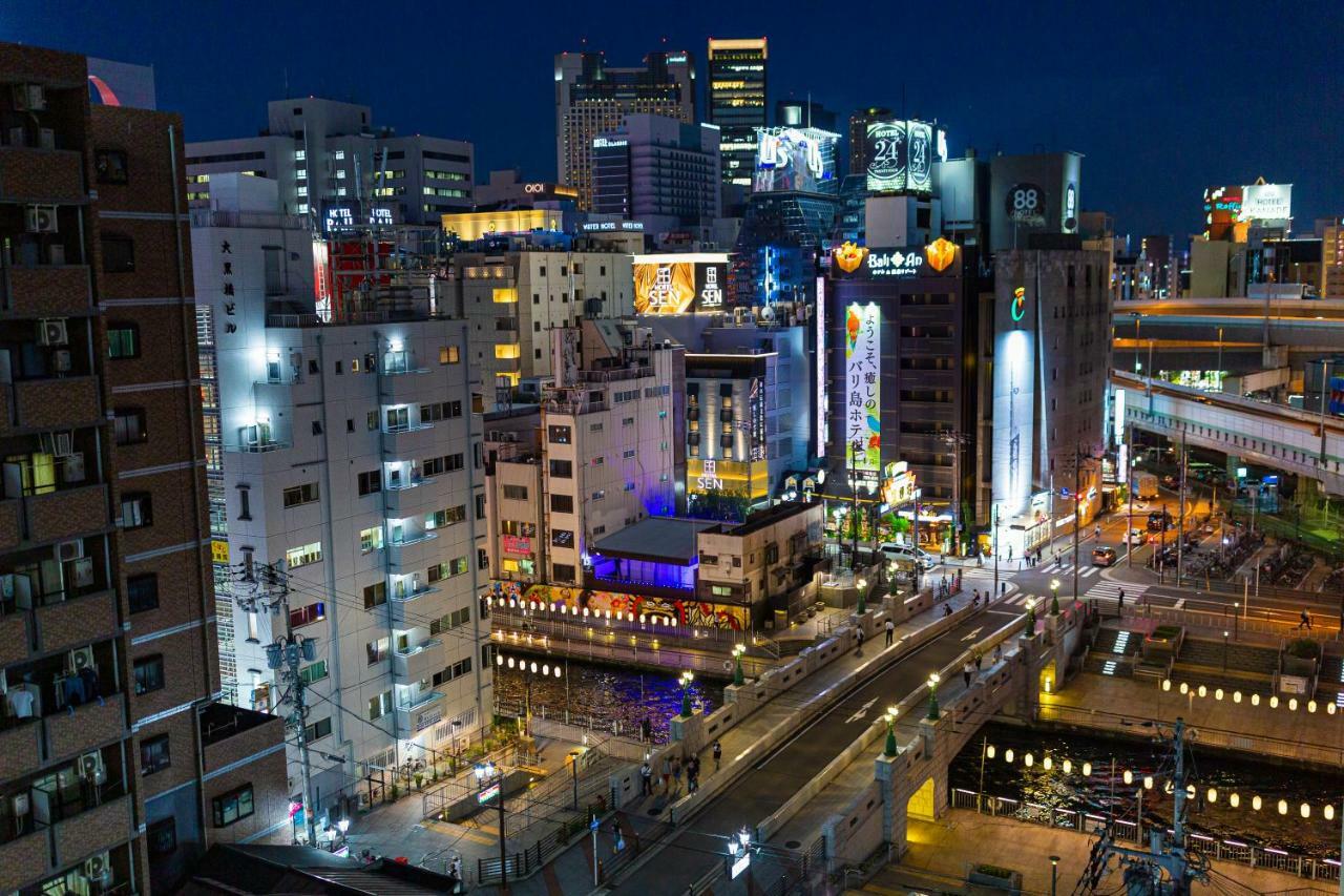 Chuan House - Amemura Aparthotel Oszaka Kültér fotó