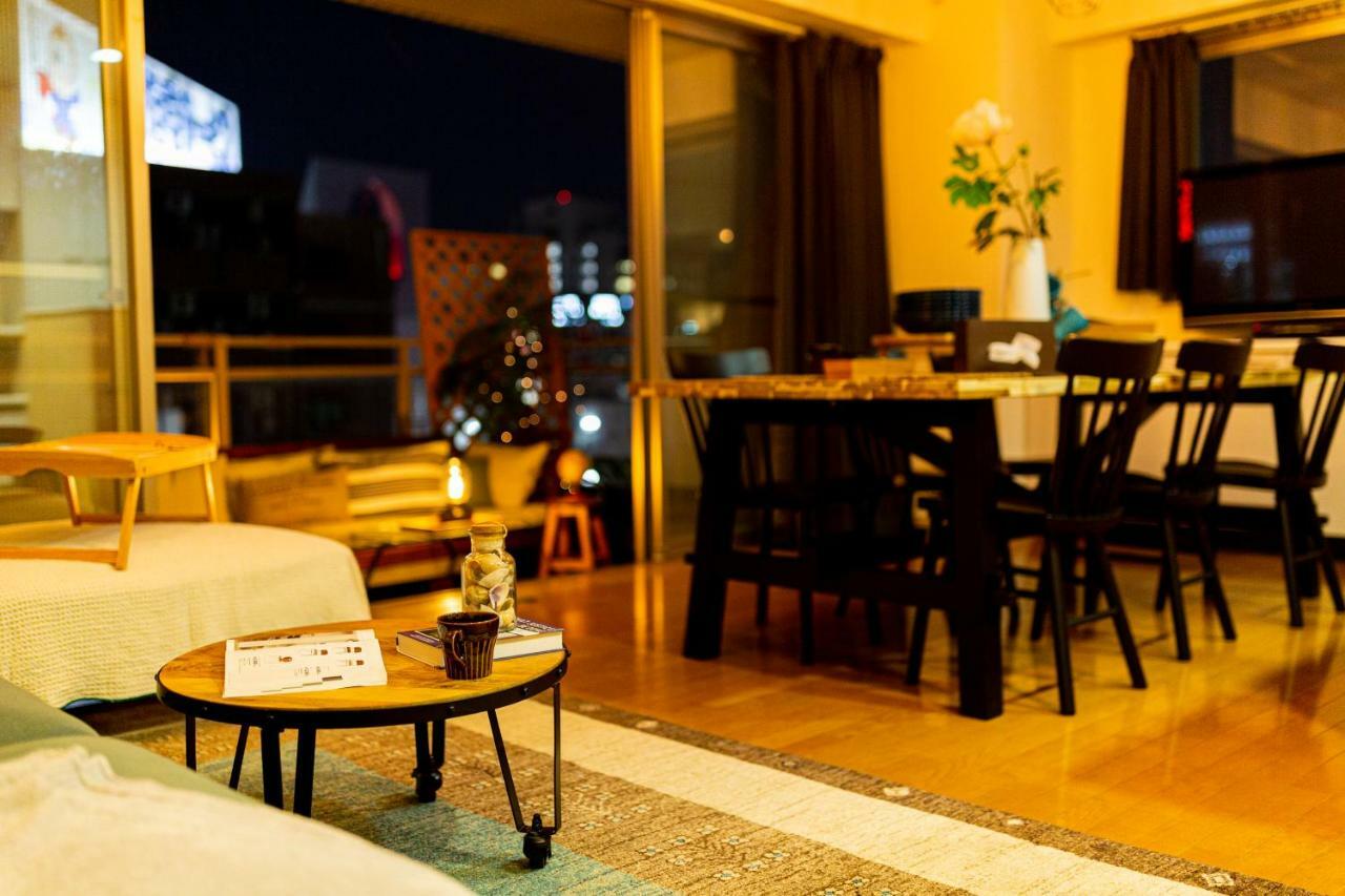 Chuan House - Amemura Aparthotel Oszaka Kültér fotó