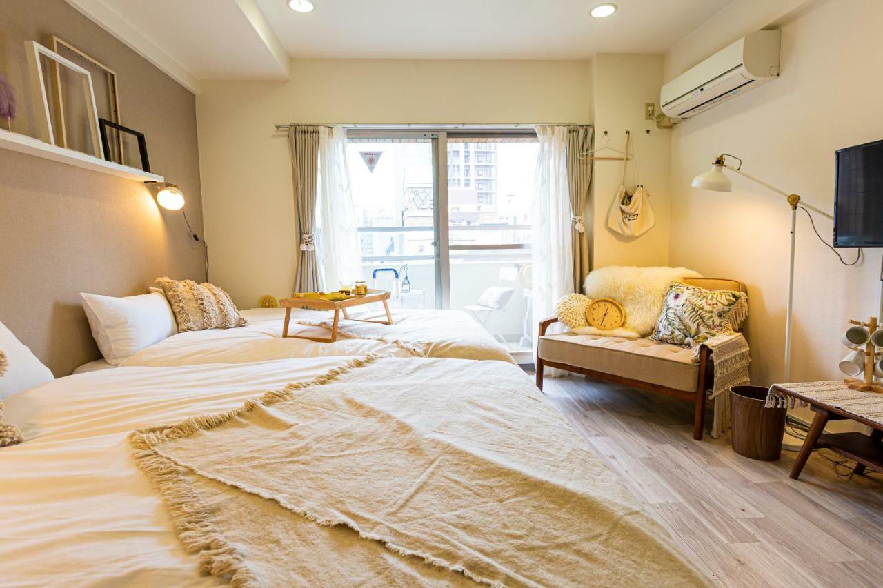 Chuan House - Amemura Aparthotel Oszaka Kültér fotó
